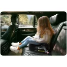 Autós ülésmagasító, Nukido Louis 710200, fekete, 22–36 kg / 125-150 cm, Isofix, i-Size (ECE R129), mosható huzat, 3 pontos rögzítés