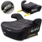 Autós ülésmagasító, Nukido Louis 710201, sötétszürke, 22–36 kg / 125-150 cm, Isofix, i-Size (ECE R129), mosható huzat, 3 pontos rögzítés