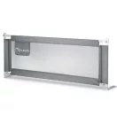 Leesésgátló ágykorlát, Nukido NK-227, szürke, 160 x 70-100 cm, acél váz, légáteresztő háló, biztonsági zár, hajtható, zsebes tároló