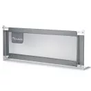 Leesésgátló ágykorlát, Nukido NK-227, szürke, 200 x 70-100 cm, acél váz, légáteresztő háló, biztonsági zár, hajtható, zsebes tároló