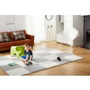 Játszószőnyeg, Ricokids 738200, fehér/szürke, 120 x 120 cm, 4 db-os kirakós szett, összeilleszthető elemek, vastagság: 1 cm, EVA hab