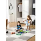 Játszószőnyeg, Ricokids 738200, fehér/szürke, 120 x 120 cm, 4 db-os kirakós szett, összeilleszthető elemek, vastagság: 1 cm, EVA hab