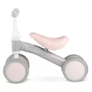 Négykerekű futóbicikli, Nukido NK-600, rózsaszín, EVA habkerekek 14 cm, acél váz, ülésmagasság: 27 cm, puha ülés, gumírozott markolat