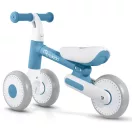 Háromkerekű futóbicikli, Nukido NK-603, kék, EVA habkerekek 15 cm, állítható ülésmagasság 25-28 cm, kormányfordulás határoló, 12 hónapos kortól (TE760303)