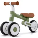 Háromkerekű futóbicikli, Nukido NK-603, zöld, EVA habkerekek 15 cm, állítható ülésmagasság 25-28 cm, kormányfordulás határoló, 12 hónapos kortól (TE760305)