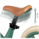 Kétkerekű futóbicikli, Nukido Light Flee, zöld, EVA habkerekek 29 cm, tartós nylon váz, állítható ülésmagasság 35-41 cm, puha ülés, gumírozott markolat, szuperkönnyű