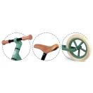 Kétkerekű futóbicikli, Nukido Light Flee, zöld, EVA habkerekek 29 cm, tartós nylon váz, állítható ülésmagasság 35-41 cm, puha ülés, gumírozott markolat, szuperkönnyű