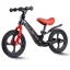 Kétkerekű futóbicikli, Ricokids Funnu, fekete/piros, magnézium váz, EVA habkerekek 29 cm, állítható ülésmagasság 35-42 cm, gumírozott markolatok ütközőkkel, könnyű (TE760501)
