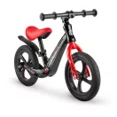 Kétkerekű futóbicikli, Ricokids Funnu, fekete/piros, magnézium váz, EVA habkerekek 29 cm, állítható ülésmagasság 35-42 cm, gumírozott markolatok ütközőkkel, könnyű (TE760501)