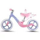 Kétkerekű futóbicikli, Ricokids Funnu, lila, magnézium váz, EVA habkerekek 29 cm, állítható ülésmagasság 35-42 cm, gumírozott markolatok ütközőkkel, könnyű (TE760502)