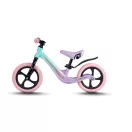 Kétkerekű futóbicikli, Ricokids Funnu, türkiz, magnézium váz, EVA habkerekek 29 cm, állítható ülésmagasság 35-42 cm, gumírozott markolatok ütközőkkel, könnyű (TE760504)