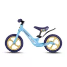 Kétkerekű futóbicikli, Ricokids Funnu, világoskék, magnézium váz, EVA habkerekek 29 cm, állítható ülésmagasság 35-42 cm, gumírozott markolatok ütközőkkel, könnyű (TE760505)