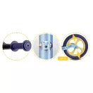 Kétkerekű futóbicikli, Ricokids Funnu, világoskék, magnézium váz, EVA habkerekek 29 cm, állítható ülésmagasság 35-42 cm, gumírozott markolatok ütközőkkel, könnyű (TE760505)