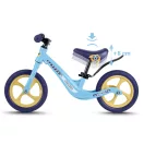 Kétkerekű futóbicikli, Ricokids Funnu, világoskék, magnézium váz, EVA habkerekek 29 cm, állítható ülésmagasság 35-42 cm, gumírozott markolatok ütközőkkel, könnyű (TE760505)