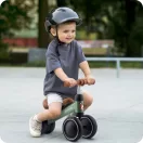 Háromkerekű futóbicikli, Ricokids, zöld, EVA habkerekek 15 cm, acél váz, kormányfordulás határoló, gumírozott markolat, 12 hónapos kortól