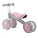 Háromkerekű futóbicikli, Ricokids, szürke, EVA habkerekek 15 cm, acél váz, kormányfordulás határoló, gumírozott markolat, 12 hónapos kortól