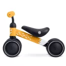 Háromkerekű futóbicikli, Ricokids, sárga, EVA habkerekek 15 cm, acél váz, kormányfordulás határoló, gumírozott markolat, 12 hónapos kortól