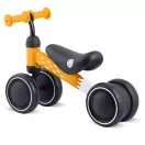 Háromkerekű futóbicikli, Ricokids, sárga, EVA habkerekek 15 cm, acél váz, kormányfordulás határoló, gumírozott markolat, 12 hónapos kortól