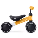 Háromkerekű futóbicikli, Ricokids, sárga, EVA habkerekek 15 cm, acél váz, kormányfordulás határoló, gumírozott markolat, 12 hónapos kortól