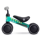 Háromkerekű futóbicikli, Ricokids, türkiz, EVA habkerekek 15 cm, acél váz, kormányfordulás határoló, gumírozott markolat, 12 hónapos kortól