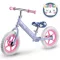 Kétkerekű futóbicikli, Ricokids RK-607, lila, acél váz, EVA habkerekek 29 cm, állítható ülésmagasság 32-42 cm, csúszásmentes markolatok ütközőkkel, könnyű