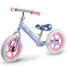 Kétkerekű futóbicikli, Ricokids RK-607, lila, acél váz, EVA habkerekek 29 cm, állítható ülésmagasság 32-42 cm, csúszásmentes markolatok ütközőkkel, könnyű