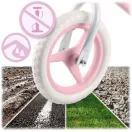 Kétkerekű futóbicikli, Ricokids Fun Adventure, rózsaszín, acél váz, EVA hab kerekek 29 cm, állítható ülésmagasság 32-42 cm, hátsó fék, ultrakönnyű (TE760801)