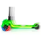 Háromkerekű roller, Ricokids Jelly, zöld, LED világítás a kerekekben és a fellépőben, balanszos irányítás, állítható alumínium kormány, max. 50 kg