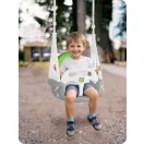 Gyerek hinta, Ricokids, szürke/zöld, állítható kötélmagasság: 130-160 cm, átalakítható, teherbírás: 30 kg, téglalap alakú