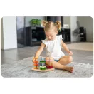 Fa formaválogató, Ricokids RK-866, 16 db, színes, 5 pálcás, készségfejlesztő, biztonságos festékekkel