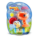 Buborékfújó gép, Ricokids RK-905, dinoszaurusz forma, 12 x 5,5 x 11 cm, mechanikus, buborékfújó folyadékkal, 3 éves kortól, nem zenélő