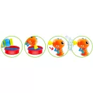Buborékfújó gép, Ricokids RK-905, dinoszaurusz forma, 12 x 5,5 x 11 cm, mechanikus, buborékfújó folyadékkal, 3 éves kortól, nem zenélő