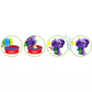 Buborékfújó gép, Ricokids RK-905, Triceratopsz forma, 12 x 5,5 x 11 cm, mechanikus, buborékfújó folyadékkal, 3 éves kortól, nem zenélő