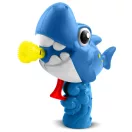 Buborékfújó gép, Ricokids RK-905, cápa forma, 12 x 5,5 x 11 cm, mechanikus, buborékfújó folyadékkal, 3 éves kortól, nem zenélő