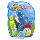 Buborékfújó gép, Ricokids RK-905, cápa forma, 12 x 5,5 x 11 cm, mechanikus, buborékfújó folyadékkal, 3 éves kortól, nem zenélő