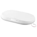 Elektronikus babamérleg, Nukido NK-950, fehér, 5 g pontosság, beépített 150 cm mérőszalag, teherbírás: 40 kg, elemes (3 x  AAA, tartozék)