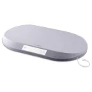Elektronikus babamérleg, Nukido NK-950, világosszürke, 5 g pontosság, beépített 150 cm mérőszalag, teherbírás: 40 kg, elemes (3 x  AAA, tartozék)