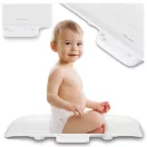 Elektronikus babamérleg, Nukido NK-951, fehér, 5 g pontosság, beépített 60 cm mérőszalag, teherbírás: 40 kg, elemes (2 x AAA, tartozék)