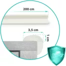 Élvédő habszalag, Ricokids 798700, fehér, bútorélekhez, 200 cm, UV-álló, 3M ragasztóval, puha hab (TE798700)