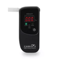   Alkoholteszter, szonda, K-PRO CA 20FS, fekete, elektrokémiai technológia, üzemanyagcellás érzékelő, piros LED kijelző, háromszínű státuszfény, 5 db fúvóka, elemes (2 x AAA - nem tartozék)