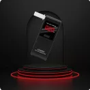 Alkoholteszter, szonda, K-PRO CA 30FS, fekete, elektrokémiai technológia, üzemanyagcellás érzékelő, piros LED kijelző, 4 db fúvóka