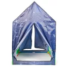 Gyereksátor, IPLAY 8193, 72 x 102 x 95 cm, űrmintás, műanyag váz, poliészter borítás, beltéri/kültéri