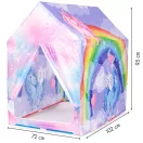 Gyereksátor, IPLAY 8192, 72 x 102 x 95 cm, szivárvány mintás, műanyag váz, poliészter borítás, beltéri/kültéri