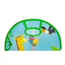 Gyereksátor, IPLAY 8114B50, 130 x 130 x 80 cm, 50 db labdával, hálófalas, kosárgyűrűvel, poliészter borítás, beltéri–kültéri