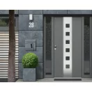 Postaláda, ModernHome HPB932-20-1, antracit, 37 x 36,5 x 10,5 cm, horganyzott acél, rozsdaálló, újságtartóval, falra és kerítésre szerelhető, zárt kialakítás, 2 kulccsal, szerelőkészlettel