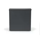 Postaláda, ModernHome HPB932-20-1, antracit, 37 x 36,5 x 10,5 cm, horganyzott acél, rozsdaálló, újságtartóval, falra és kerítésre szerelhető, zárt kialakítás, 2 kulccsal, szerelőkészlettel