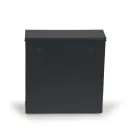 Postaláda, ModernHome HPB932-8, antracit, 37 x 37 x 10,3 cm, horganyzott acél, rozsdaálló, újságtartóval, falra és kerítésre szerelhető, zárt kialakítás, 2 kulccsal, szerelőkészlettel