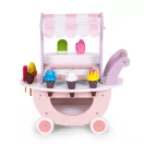 Fagylaltozó játékkészlet, ECOTOYS TL89015, fagylaltozó, 12 db, fa, mágneses, 3 éves kortól, biztonságos kialakítás