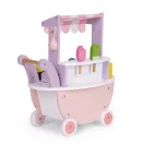Fagylaltozó játékkészlet, ECOTOYS TL89015, fagylaltozó, 12 db, fa, mágneses, 3 éves kortól, biztonságos kialakítás