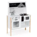 Játékkonyha, ECOTOYS PLK537, fa, 70 x 29,5 x 96 cm, fényhatásokkal, hanghatásokkal, tartozékokkal